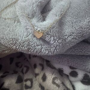 Gold Heart Pendant Necklace